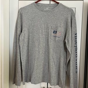 Vineyard Vines Boys Long-sleeve Graphic Ice Hockey T-Shirt